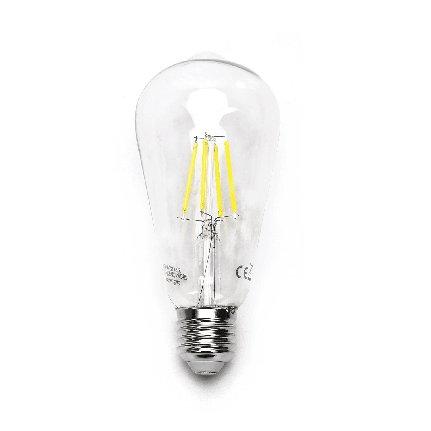 Żarówka LED Filament (Przezroczysta) ST64 E27 14W