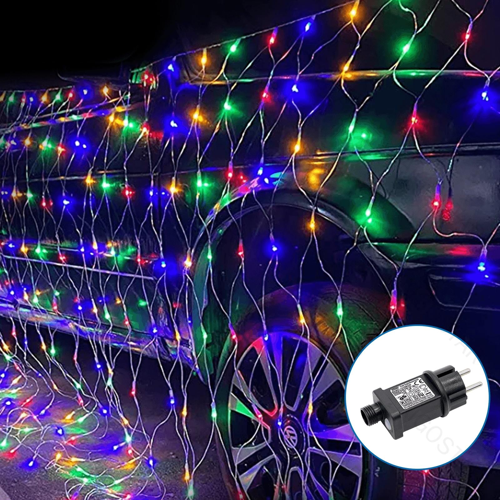 Low voltage net light flat string lights, RGBY, 1.5m*1.5m