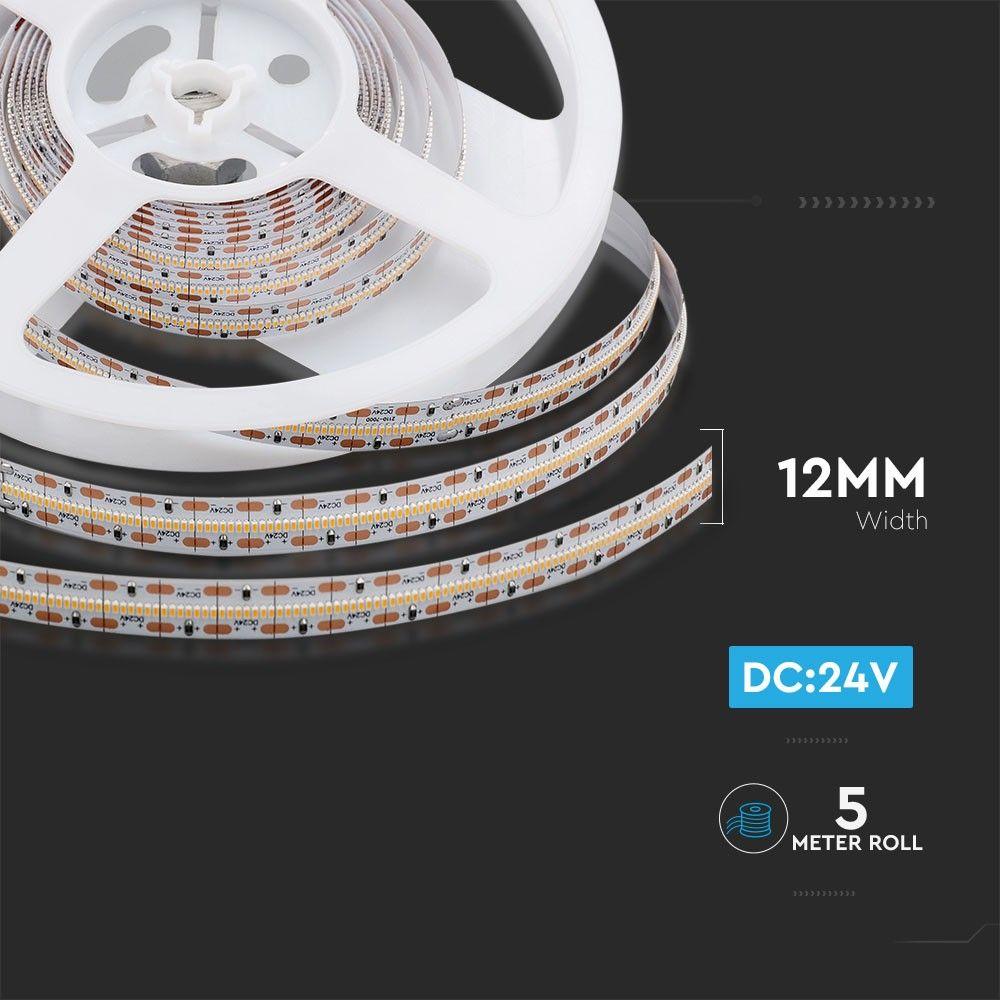 VT-2110-700 21W/M LED STRIP LIGHT 6400K IP20 24V (5M/ROLL)(PRICE PER M)