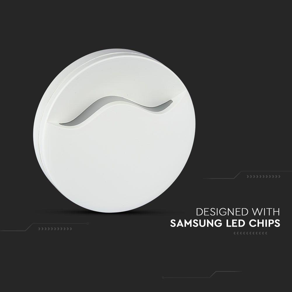 Mini lampka LED, Chip SAMSUNG, Barwa:4000K, Okrągły, VTAC, SKU 829