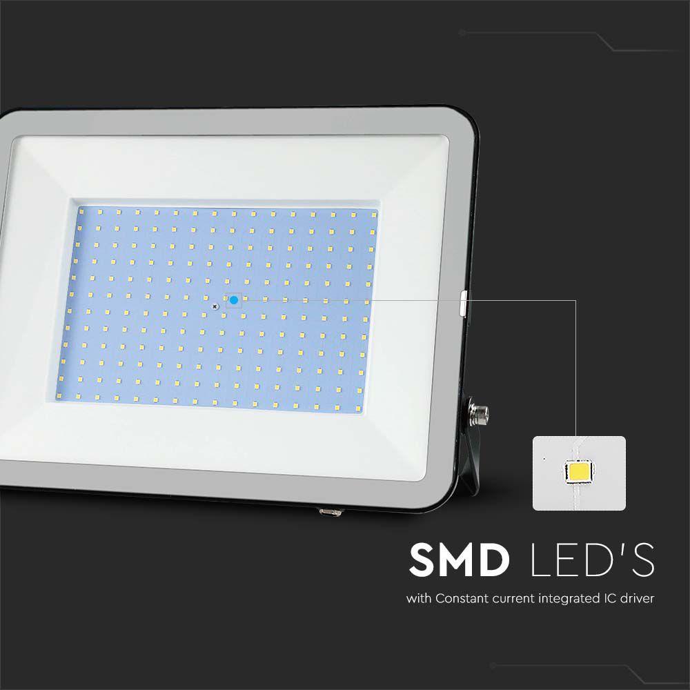 300W Naświetlacz LED SMD, Chip SAMSUNG, Barwa:6500K, Obudowa: Czarna, VTAC, SKU 10032