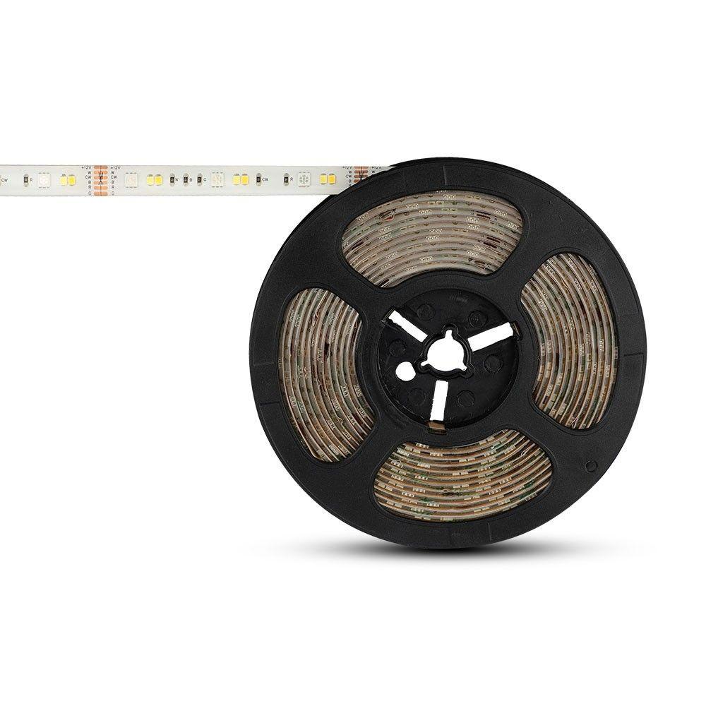 VT-5050 54 4W/M LED STRIP KIT(IP65 STRIPLIGHT)COMPATIBLE WITH ALEXA & GOOGLE HOME RGB+3IN1- (5M/ROLL)(BS PLUG)(PRICE PER M)