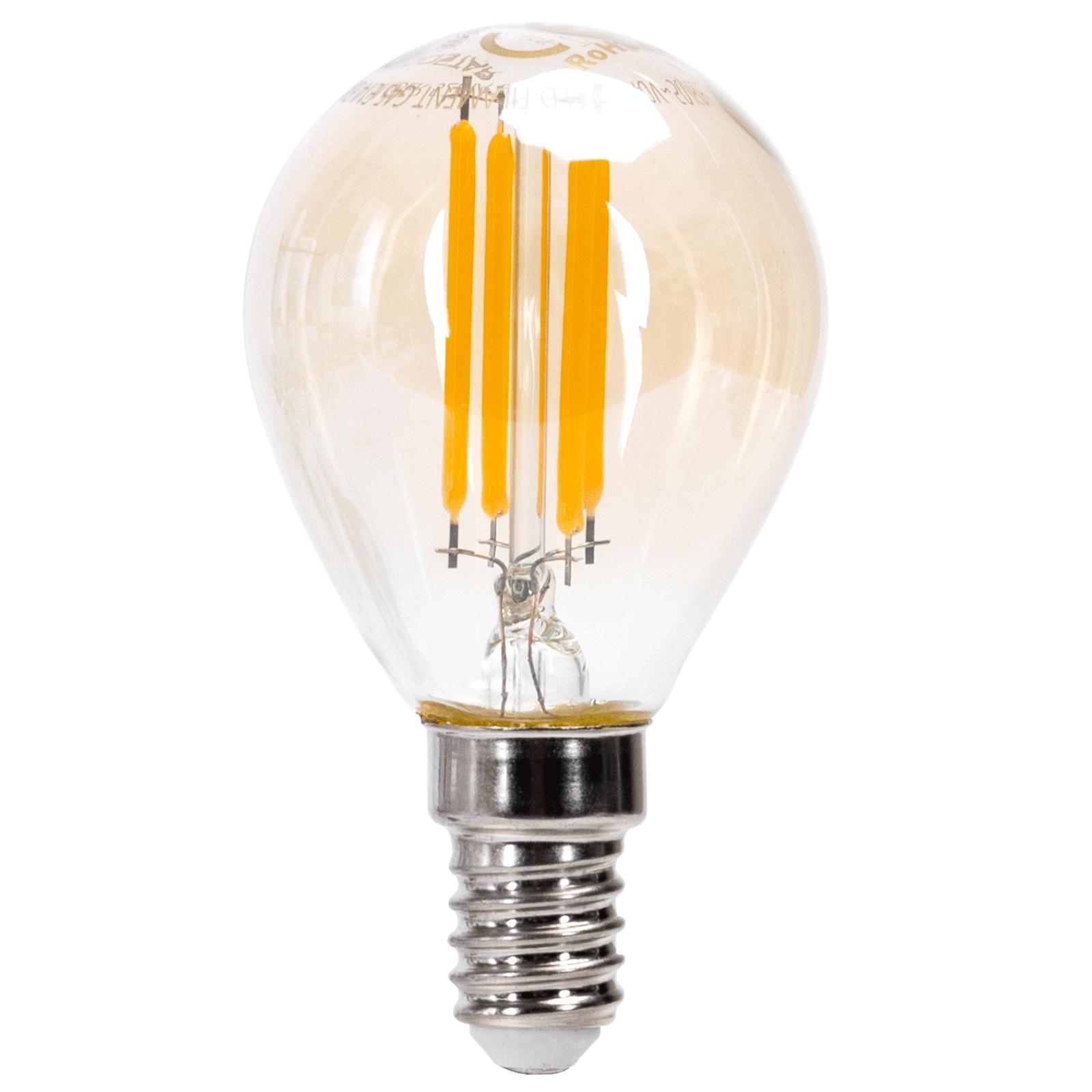 Żarówka LED Filament (Bursztynowa) G45 E14 6W