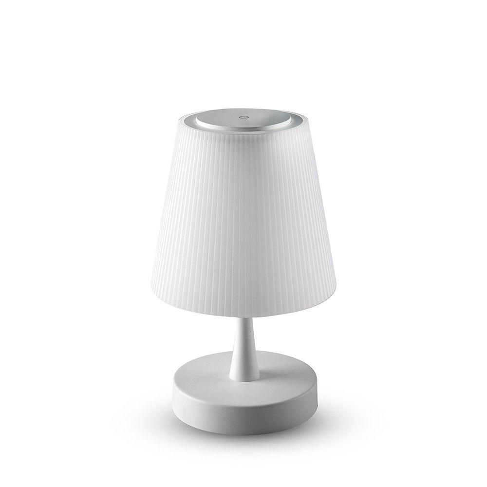 5W Lampka nocna LED, Ściemnianie przez dotyk, Barwa: 3w1, Obudowa: Metal + Biały, VTAC, SKU 8930