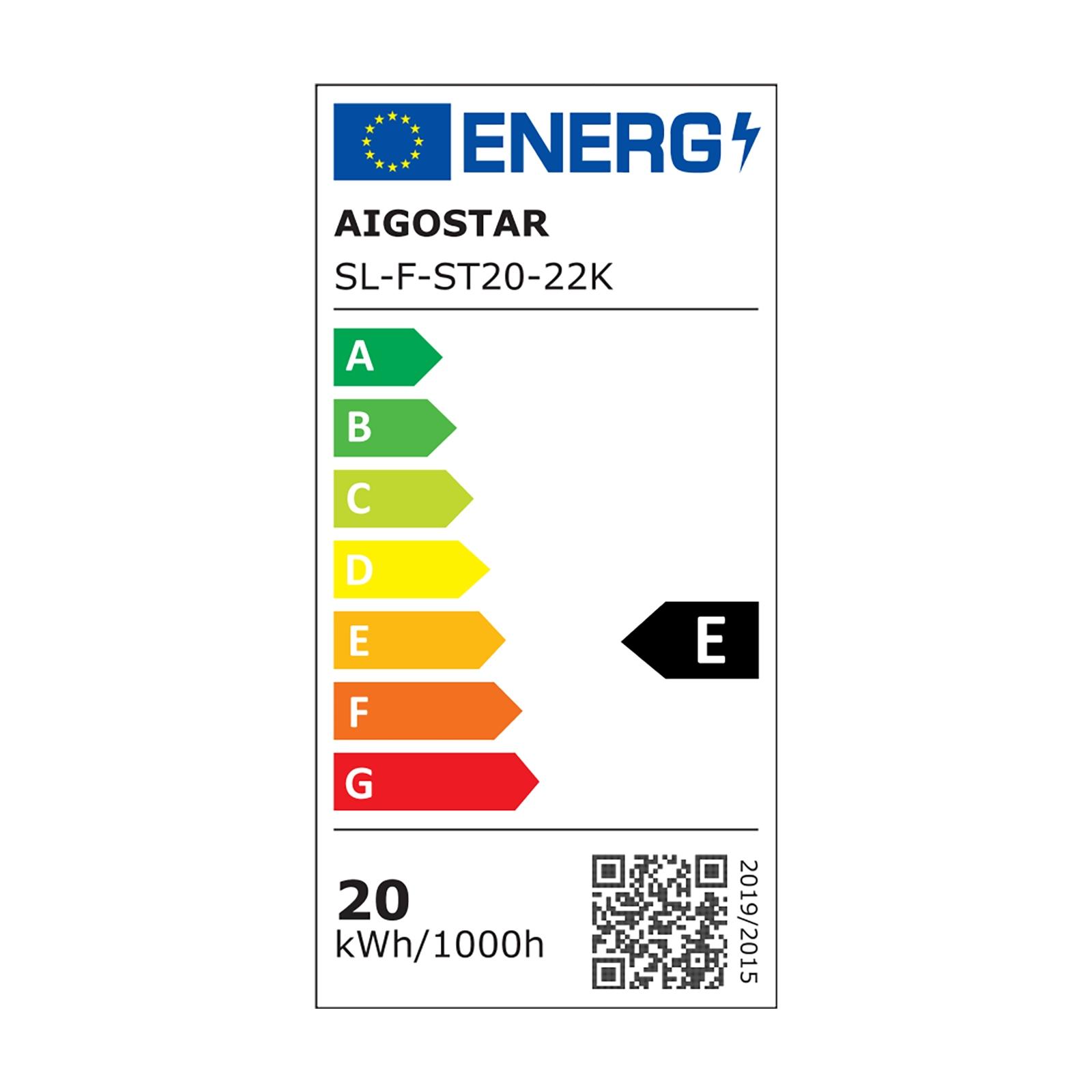 LED Filament Bulb (Amber) ST64 E27 20W