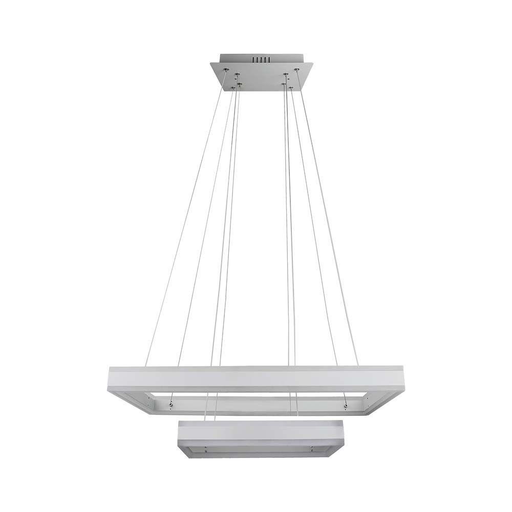 115W Lampa Wisząca, Klosz: Aluminium, Barwa:3000K, Ściemniana, Biały, VTAC, SKU 213986