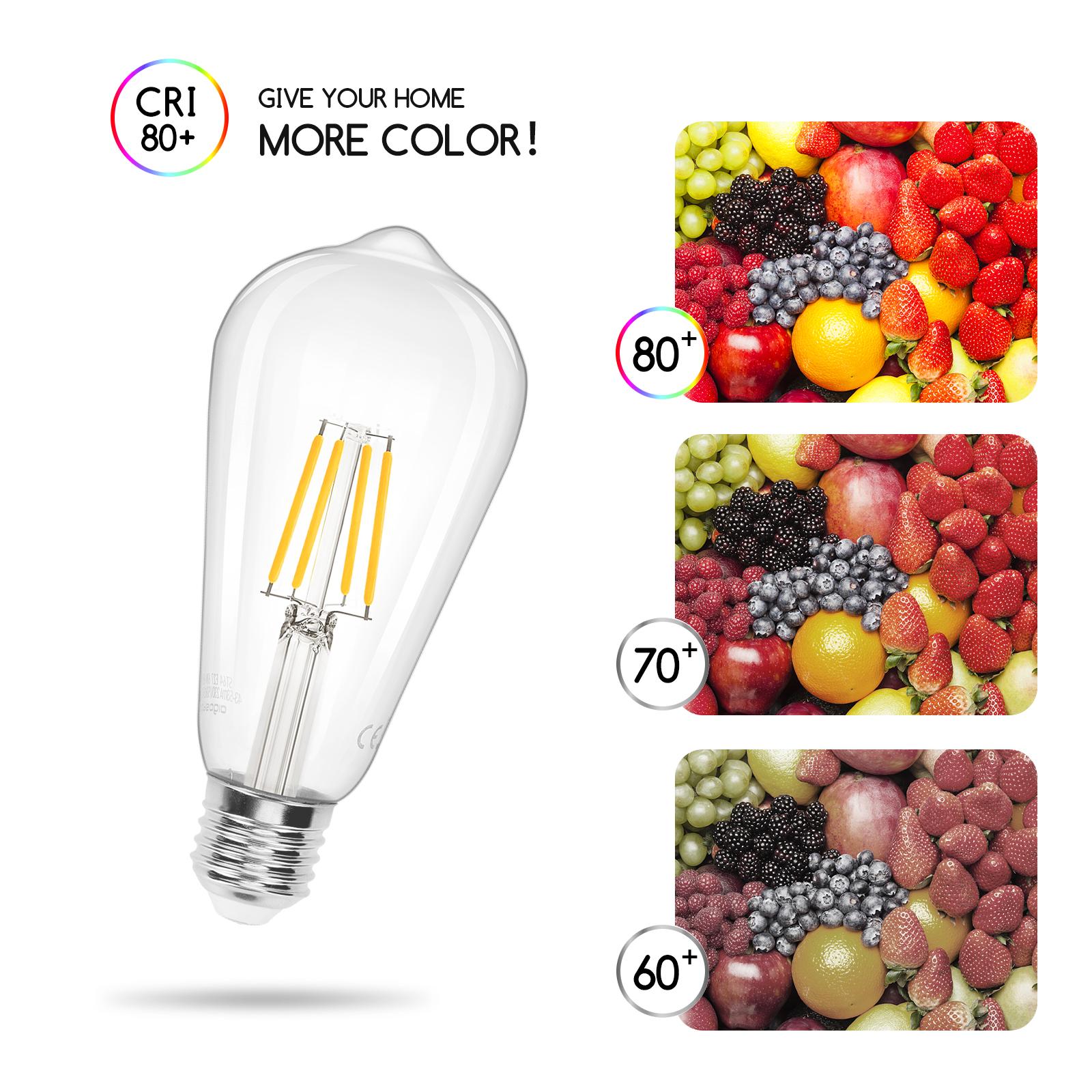 LED Filament Bulb (Clear) ST64 E27 4W