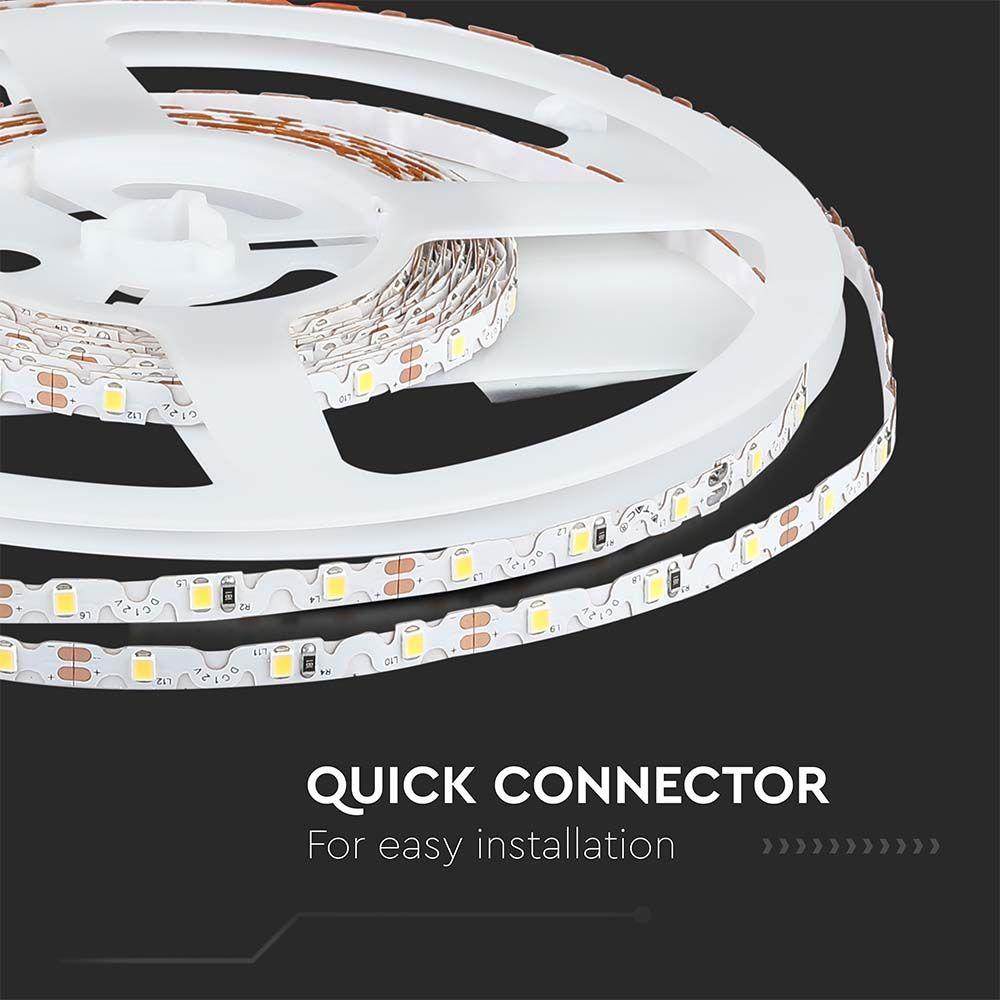 VT-2835 60 5W/M LED STRIP LIGHT S SHAPE 3000K 12V IP20 (5M/ROLL)(PRICE PER M)