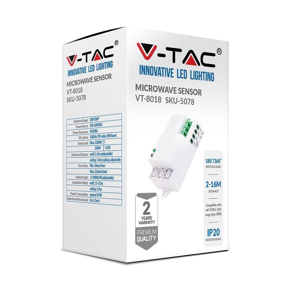 VT-8018 MICROWAVE SENSOR (MAX:300W LED)