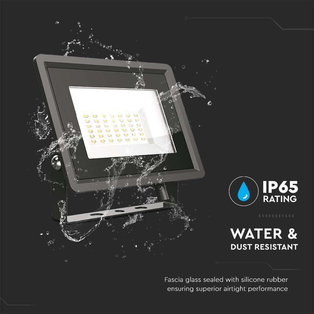 VT-4954 50W SMD FLOODLIGHT F-CLASS 3000K BLACK BODY