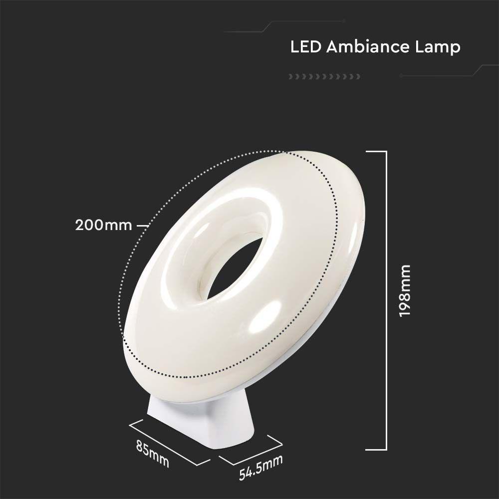 4W Lampa nastrojowa LED WIFI, Kompatybilna z Amazon Alexa i Google Home     , VTAC, SKU 405861