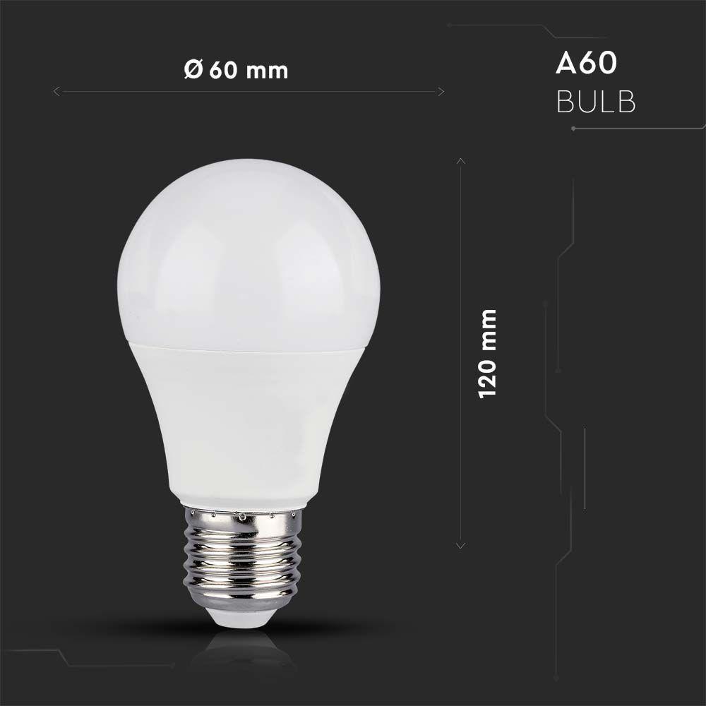 VT-2229 8.5W A60 LED SMART BULB RF CONTROL 24 BUTTONS RGB+4000K DIMMABLE E27