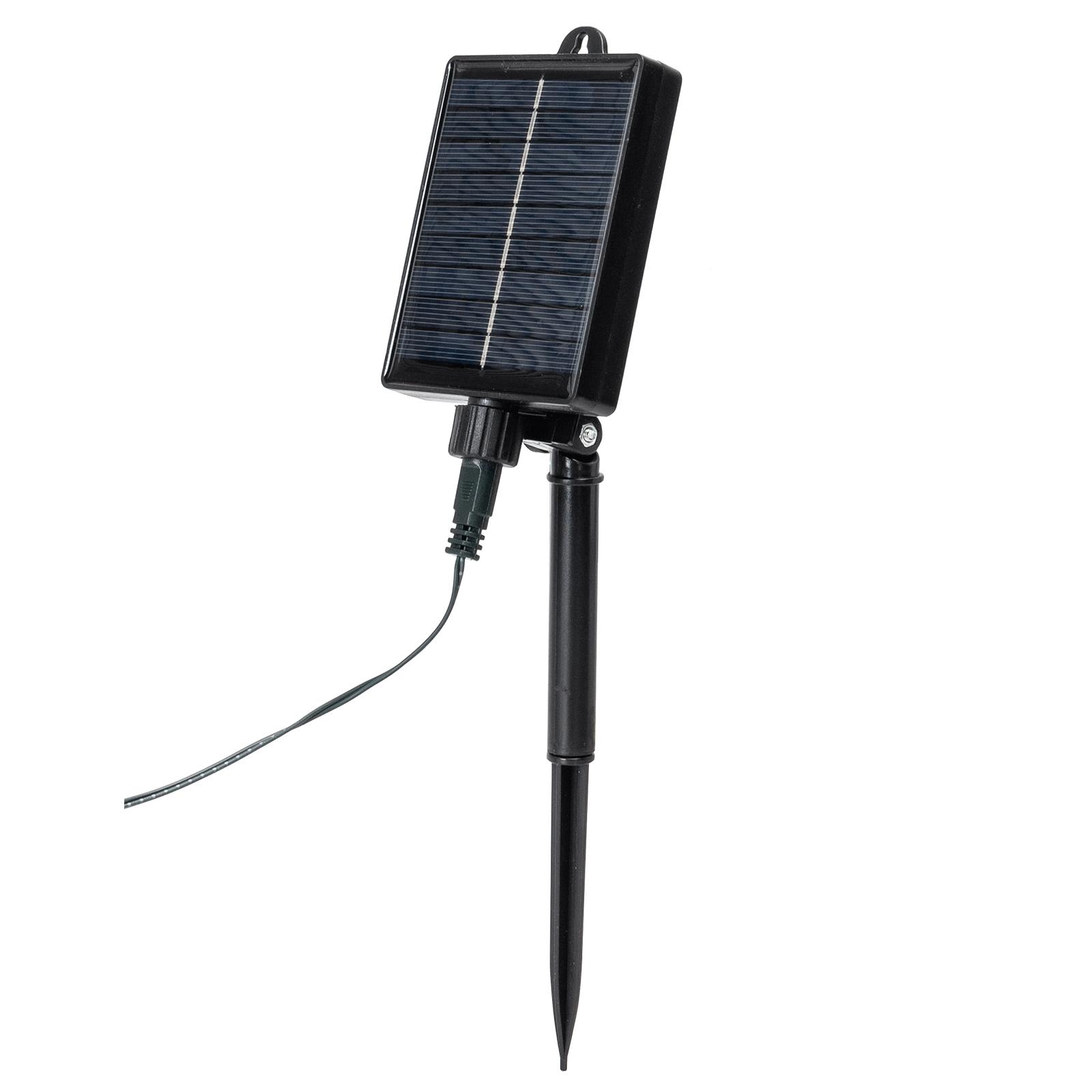 Solar G50 bubble column string lights, RGBY, 10m