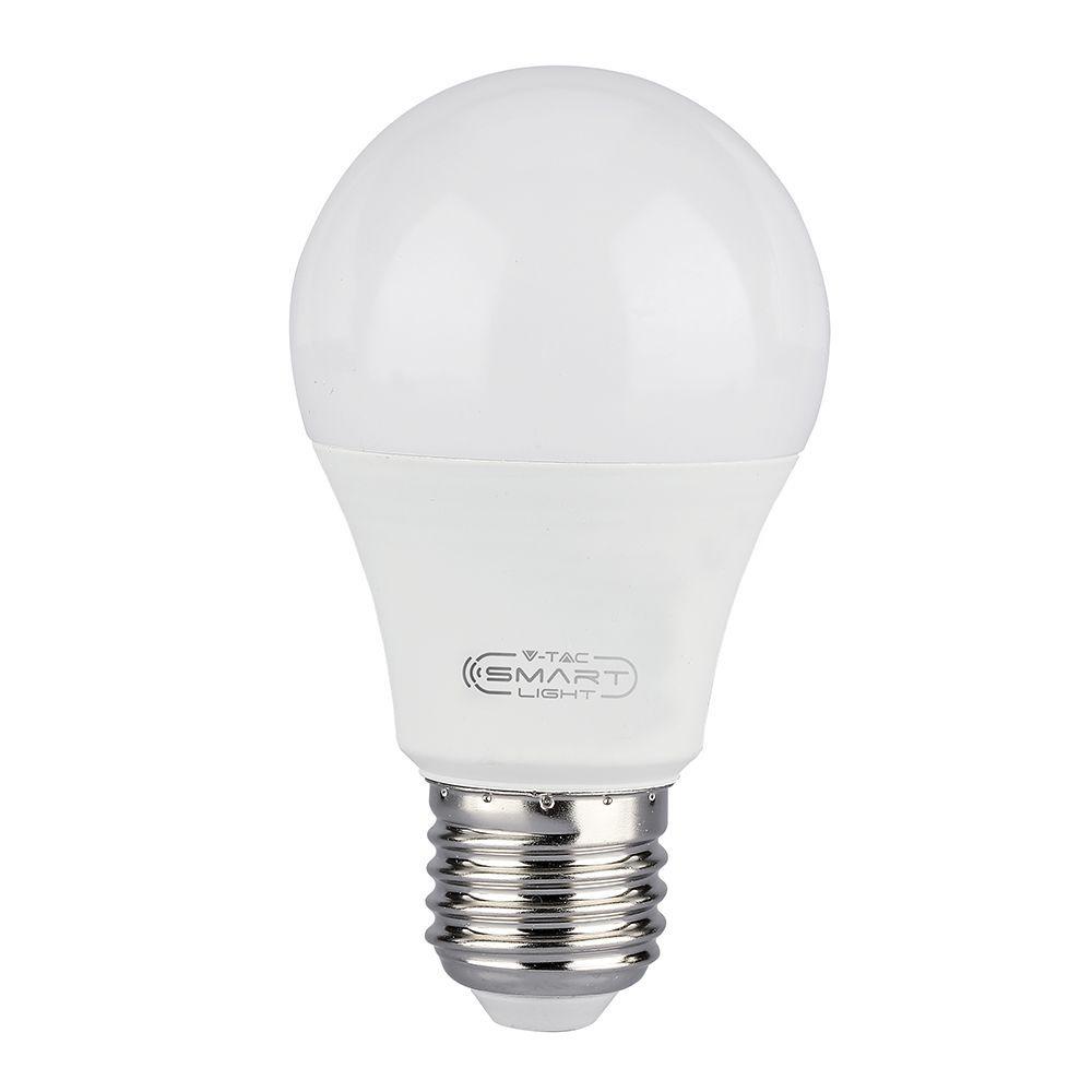 VT-5109 8.5W A60 BULB COMPATIBLE WITH AMAZON ALEXA & GOOGLE HOME RGB+WW+CW E27