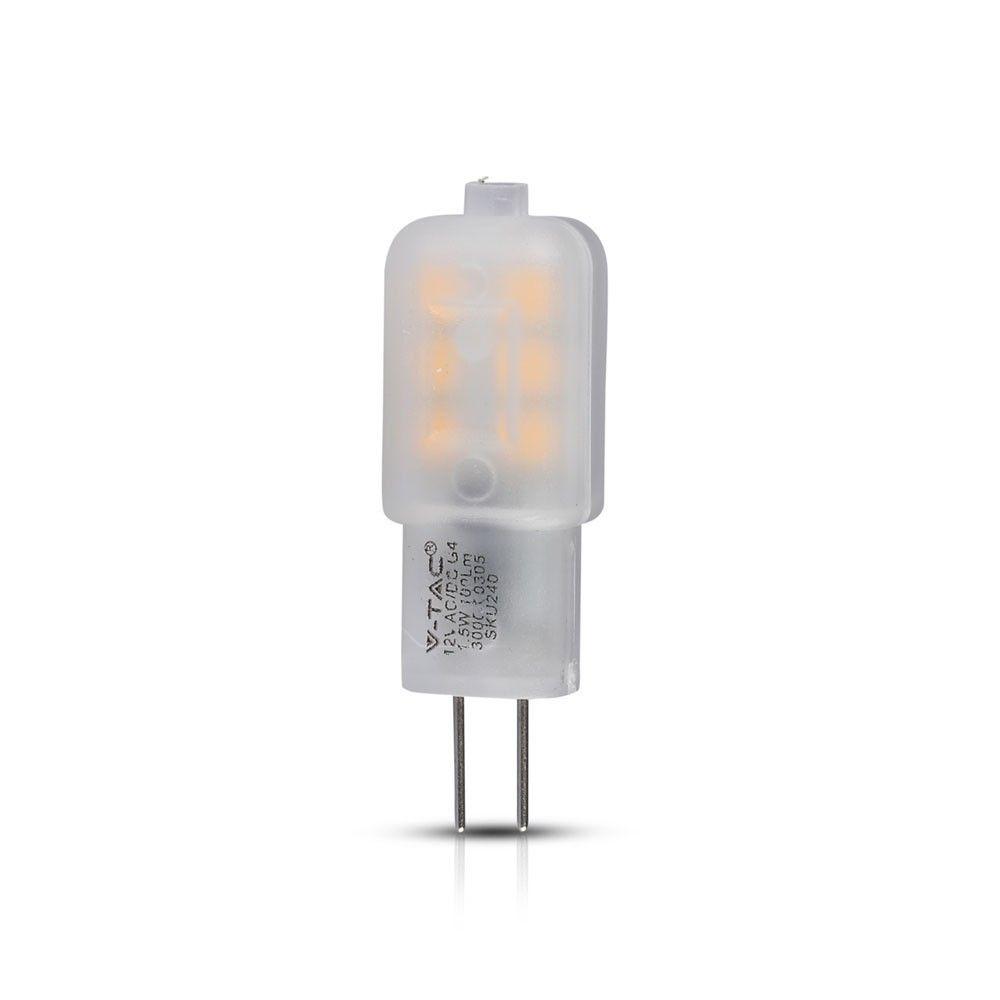 1.5W Żarówka LED, Chip SAMSUNG, Barwa:3000K, Trzonek:G4, VTAC, SKU 240