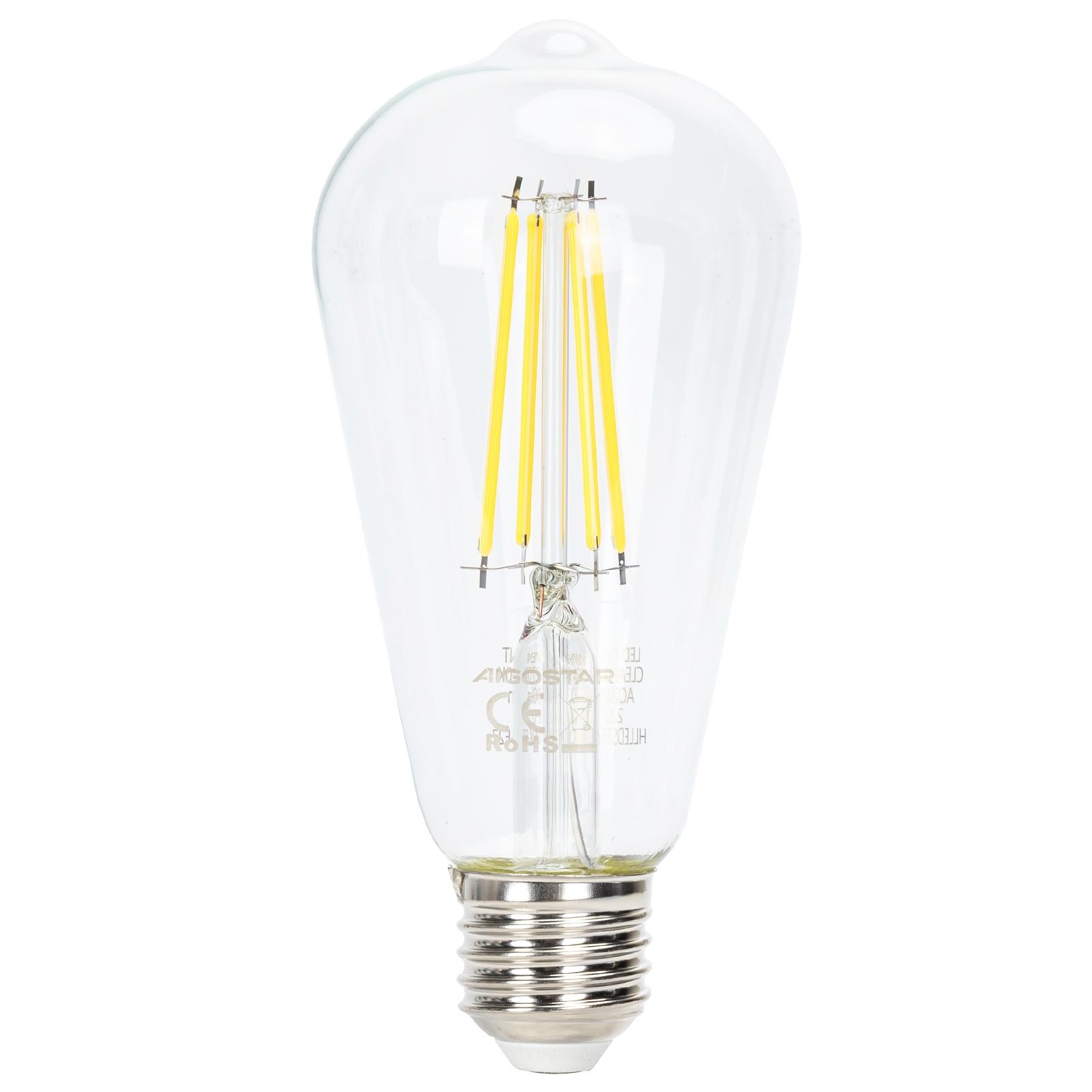 LED E27 ST64 6W Barwa Zimna