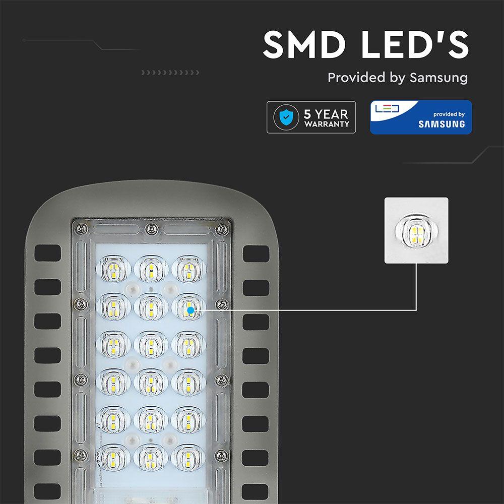 VT-34ST 30W LED SLIM STREETLIGHT SAMSUNG CHIP 4000K(120LM/W)