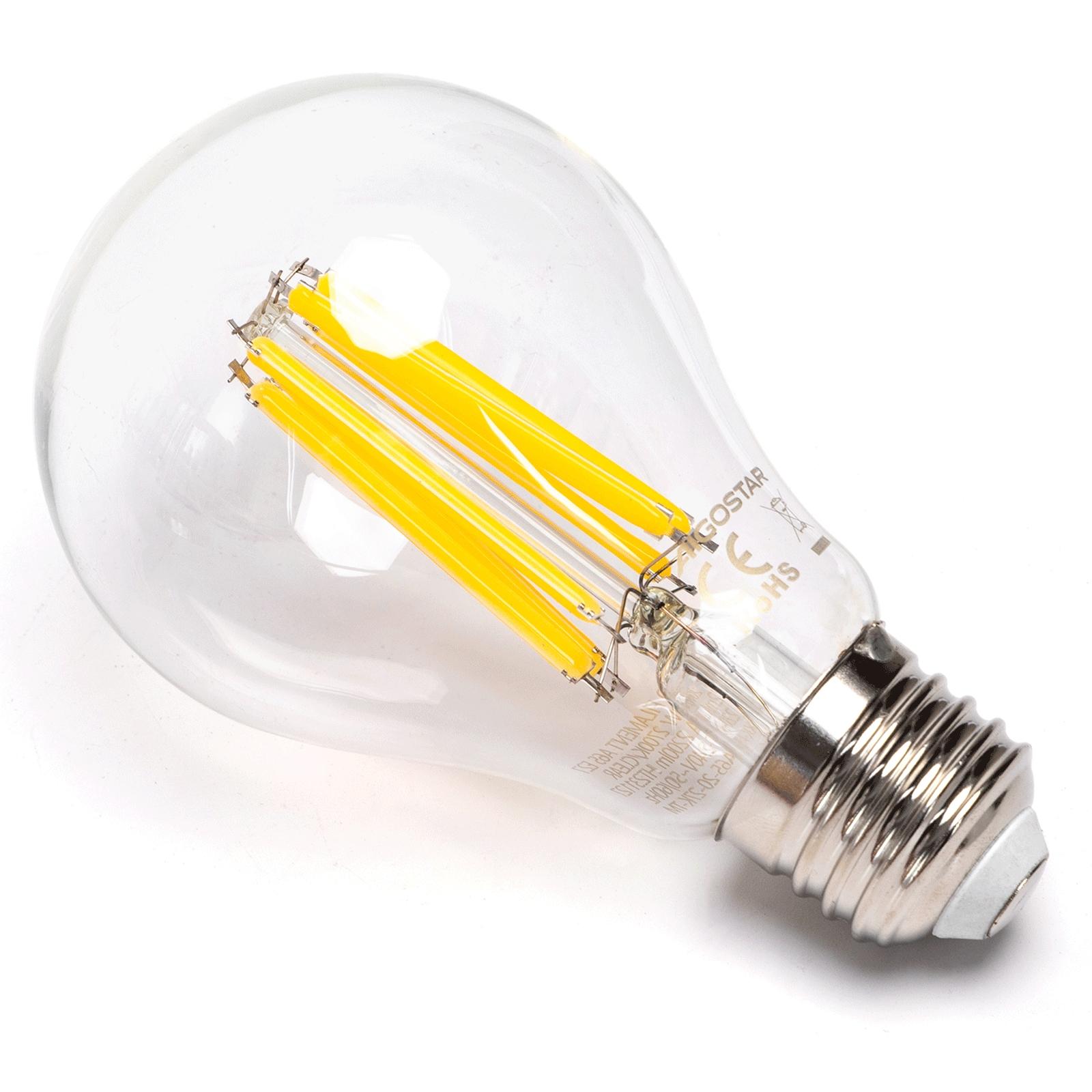 Żarówka LED Filament (Przezroczysta) A65 E27 20W