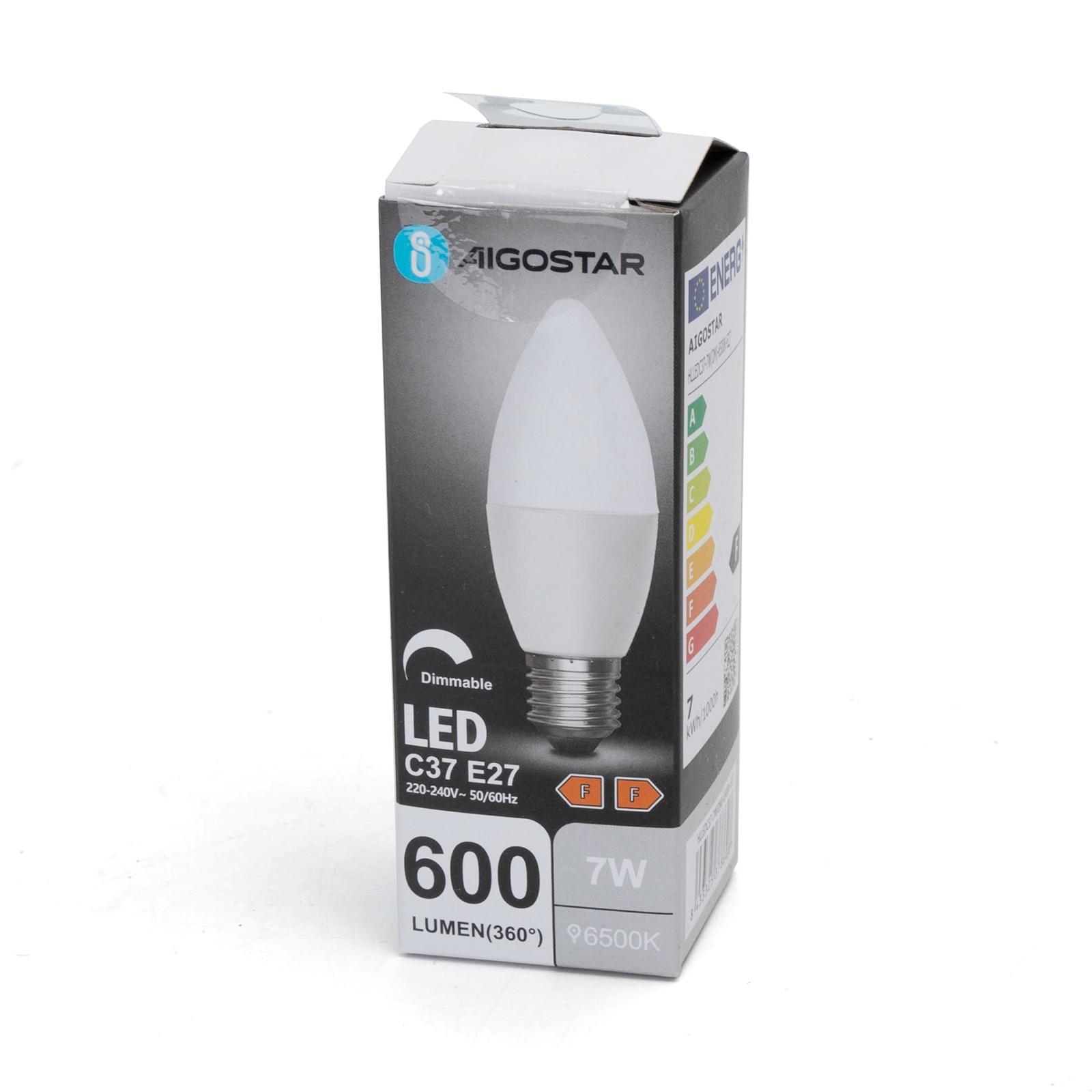 LED dimmable bulb C37 E27 7W 6500K