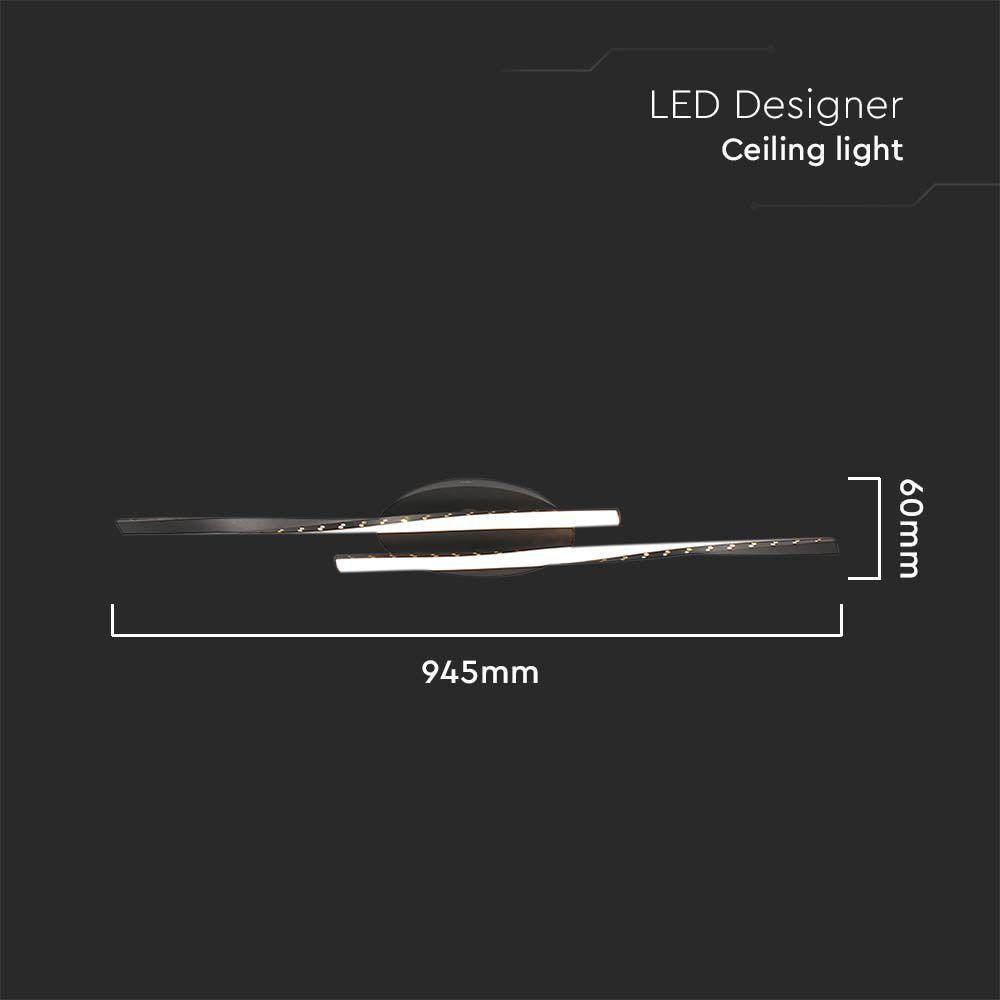 12W Lampa dekoracyjna LED sufitowa, Barwa: 3000K       , VTAC, SKU 7001