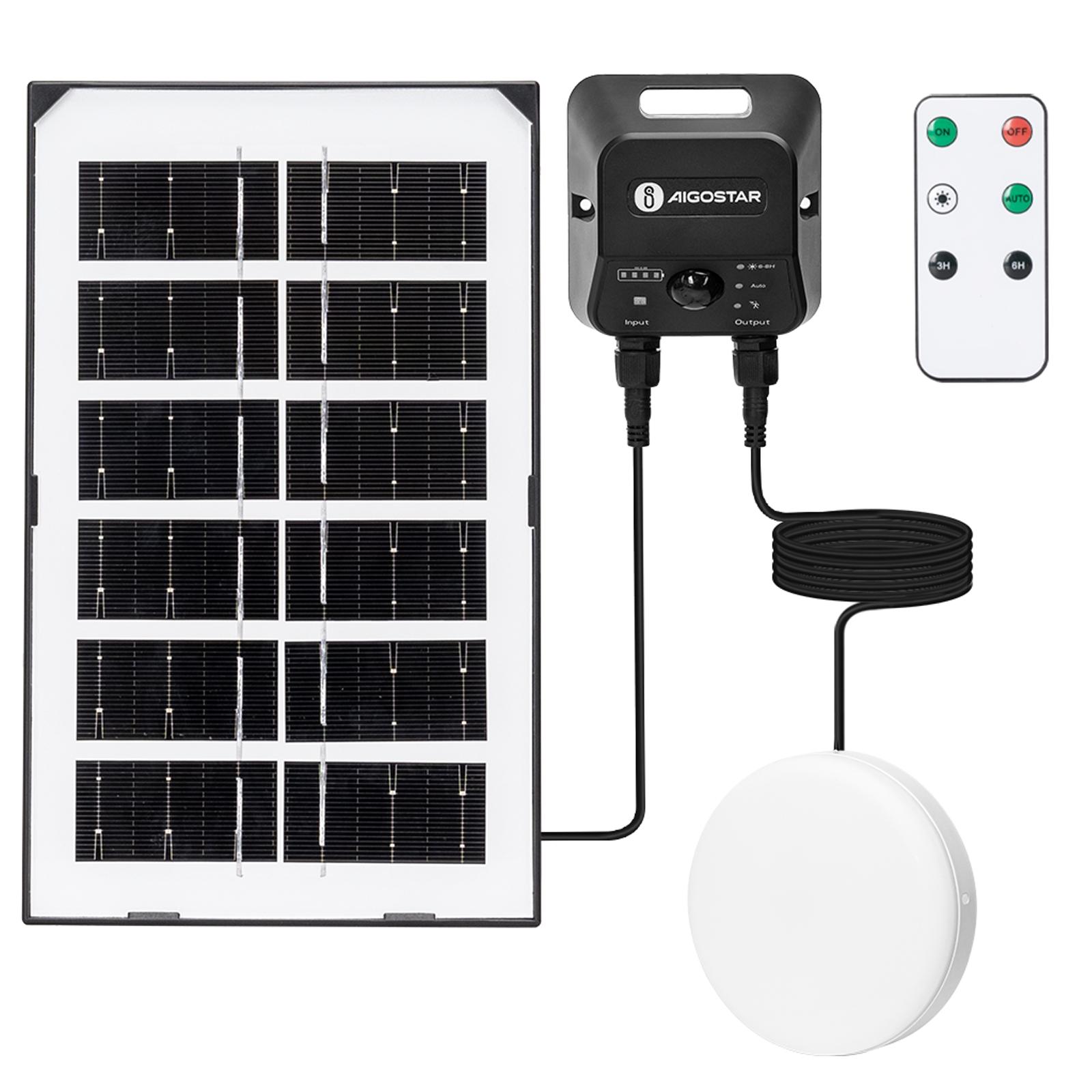 SOLAR LIGHT/SPLIT/with Batterie/CEILING LIGHT/5M+3M LINE/50W/6500K/PIR