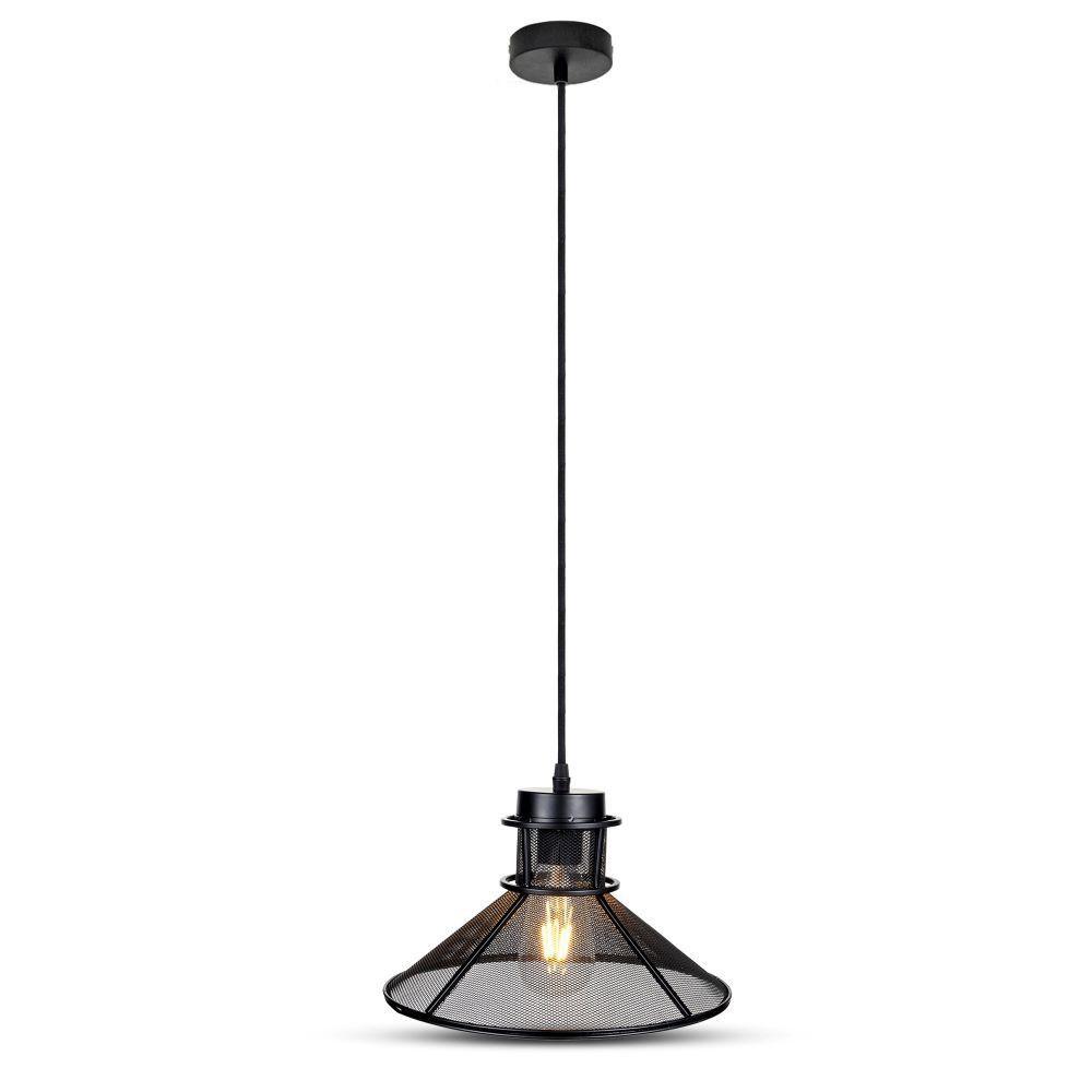 Lampa Wisząca, Klosz: Siatka, Czarny, Średnica: 250, VTAC, SKU 3860