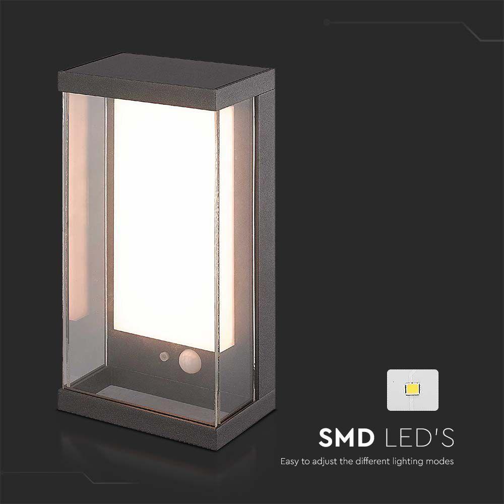 1W SMD Lampa ogrodowa LED, Barwa: 3000K/ Obudowa: Ciemnoszara      , VTAC, SKU 23033