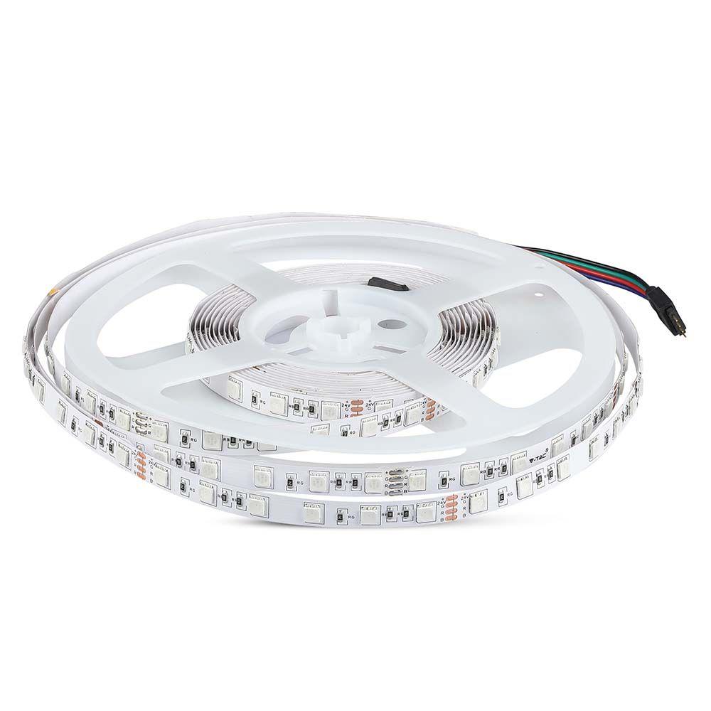 VT-5050 60 7W/M LED STRIP LIGHT RGB IP20 24V (10M/ROLL)(PRICE PER M)