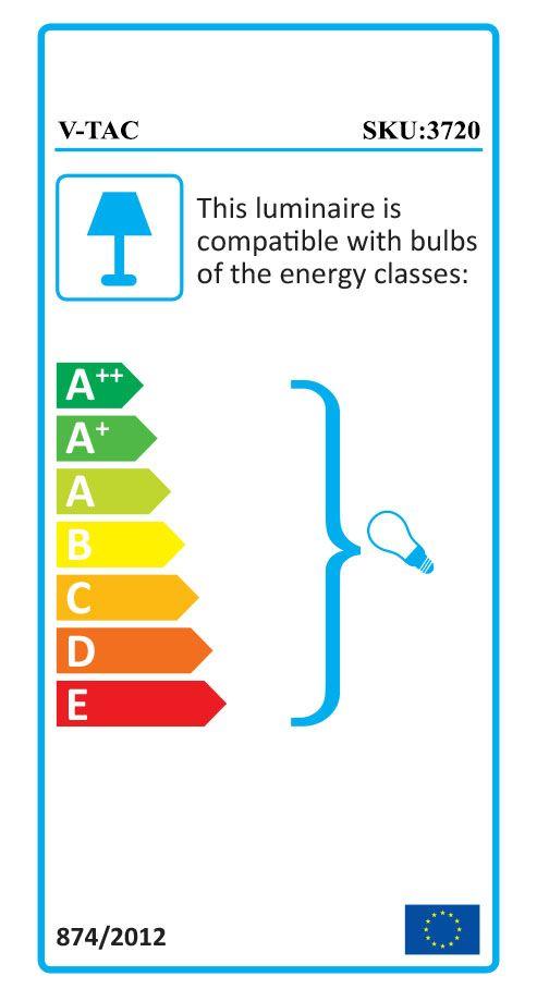 Lampa wisząca, Drewno, Biały przewód, VTAC, SKU 3720