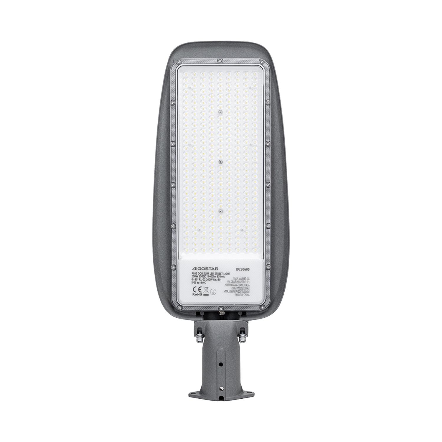 DOB LED lampa uliczna slim 200W (200W,6500K,IP65)