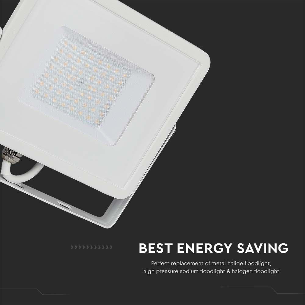 VT-50 50W SMD FLOODLIGHT SAMSUNG CHIP 6500K WHITE BODY