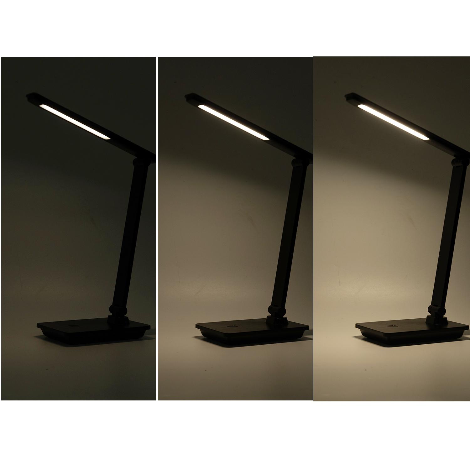 LED Foldable Table Lamp Black 4.5W 4000K