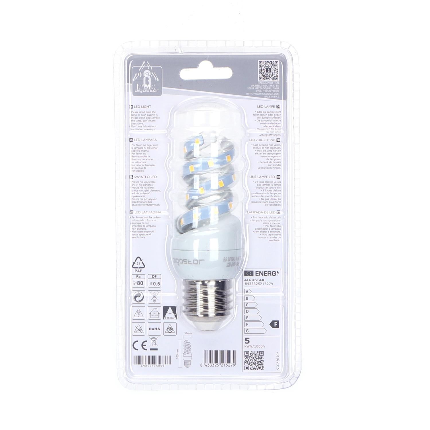 lampa spiralna LED B5