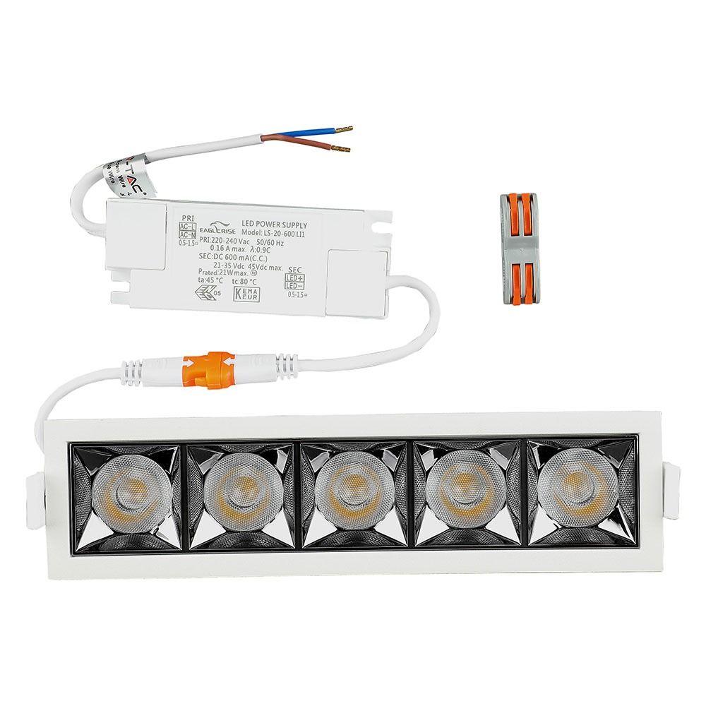 VT-2-21 20W LED REFLECTOR SMD DOWNLIGHT SAMSUNG CHIP 2700K 38'D