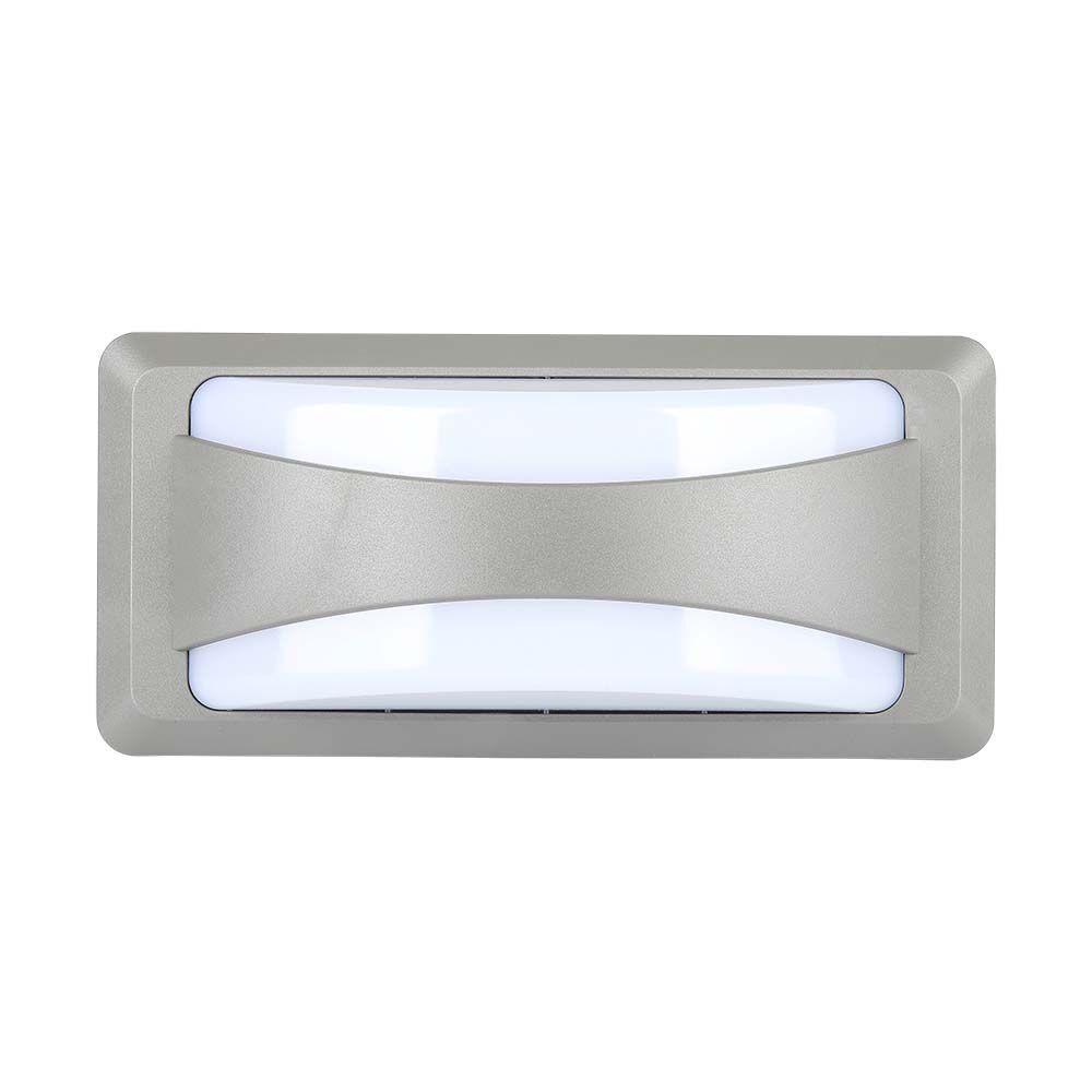 VT-8058 12W LED BULKHEAD SOFTLIGHT 6400K GREY BODY