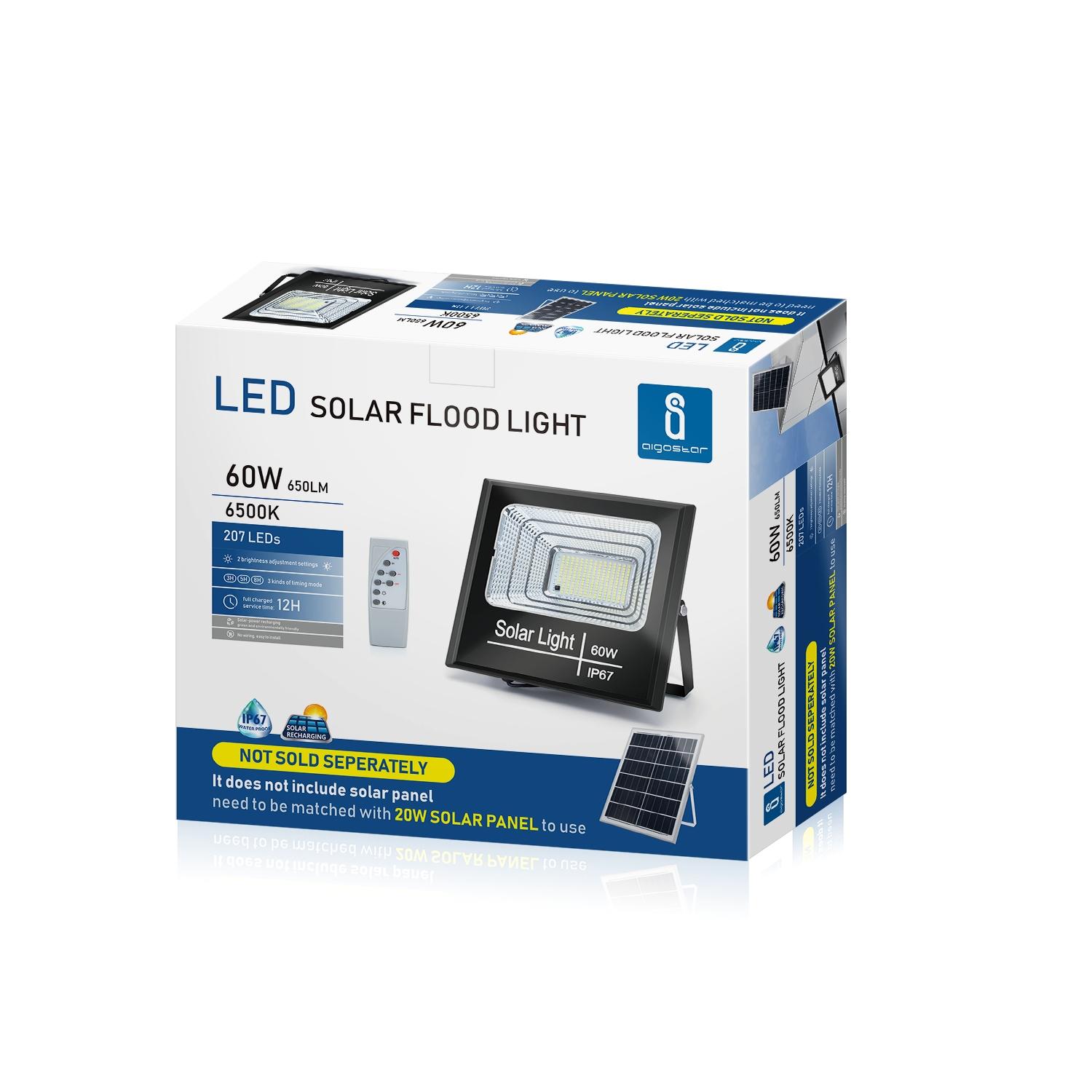 Solar flood light 60W IP67