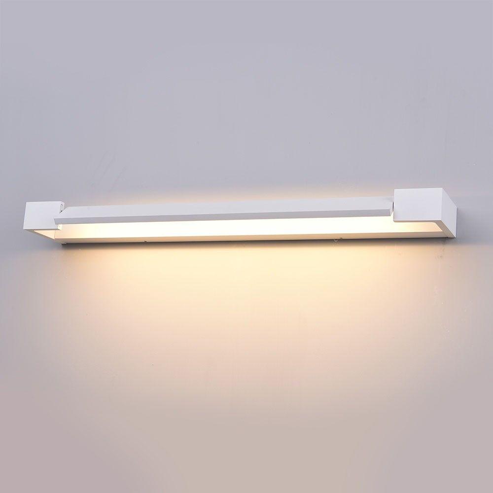 18W Lampa nad lustro, Barwa:4000K, IP44, Biały, VTAC, SKU 8534