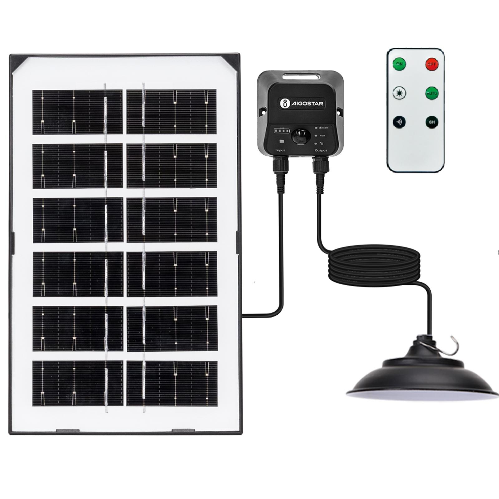 SOLAR LIGHT/SPLIT/with Batterie/PENDANT LAMP/5M+3M LINE/50W/6500K/PIR