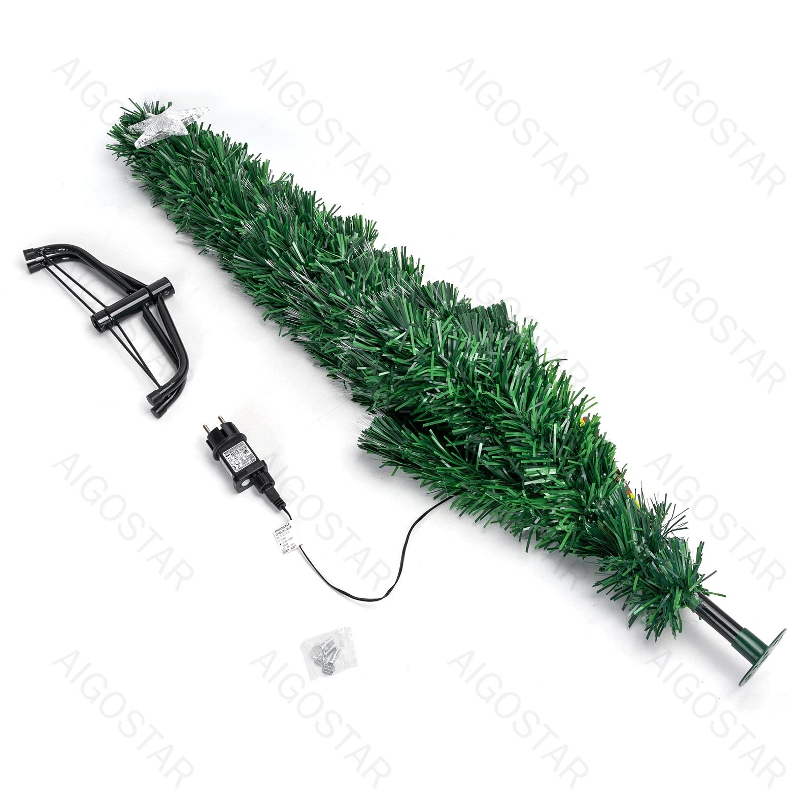 Low-voltage fiber optic tree, H180cm, warm white