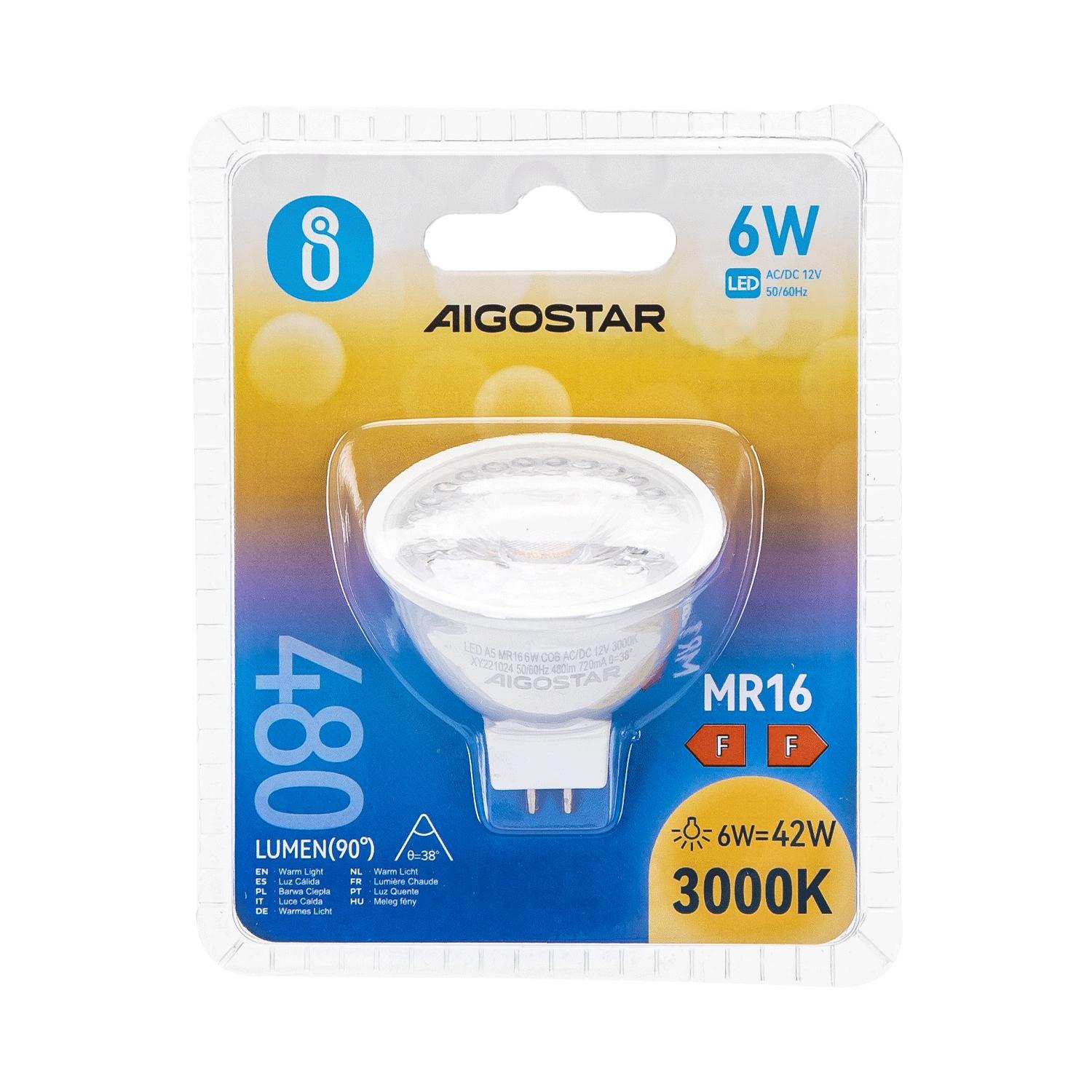 LED MR16 COB 6W