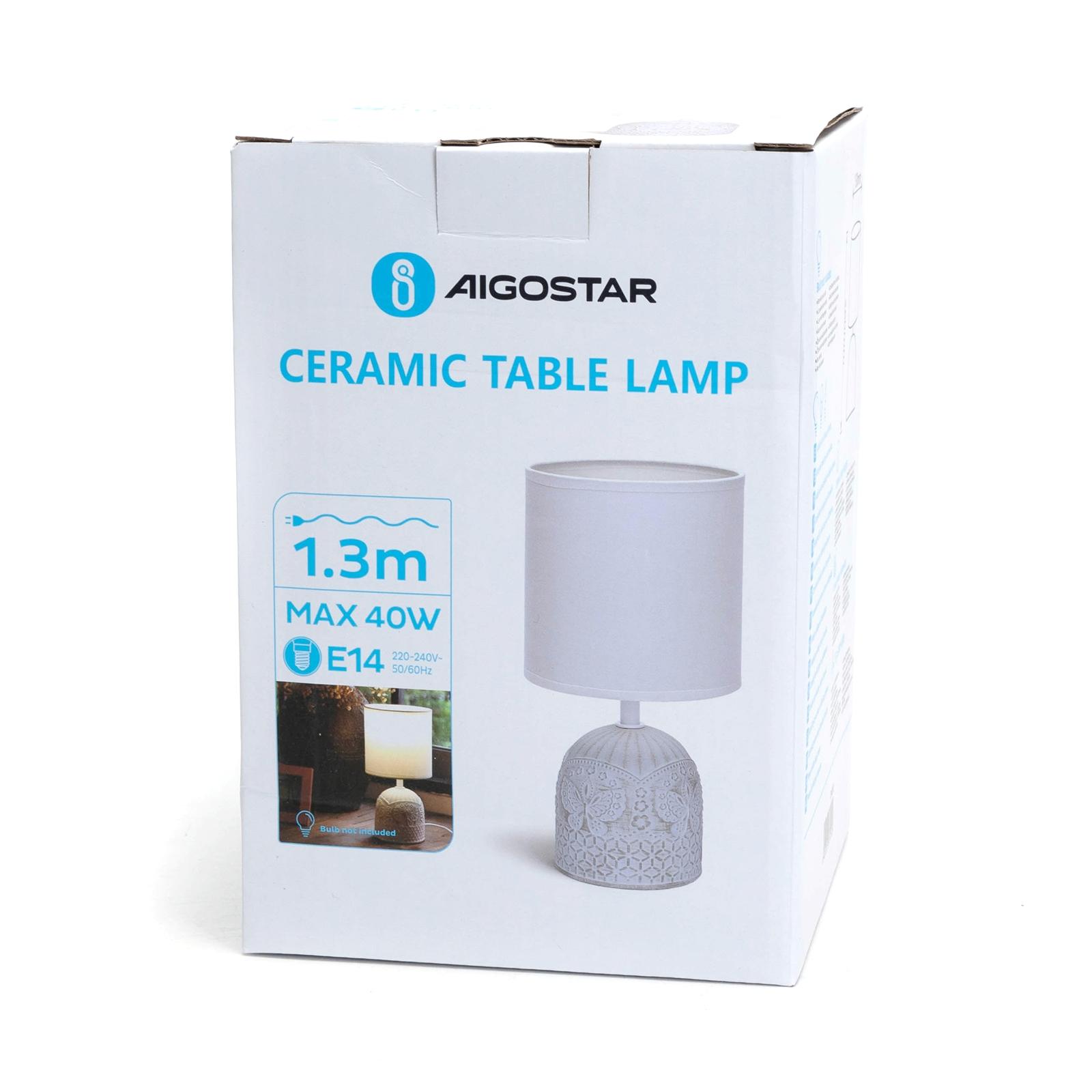 Ceramic Table Lamp E14 (bulb excluded)