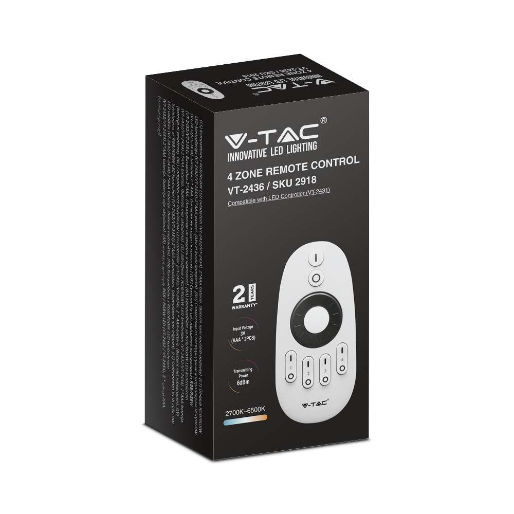 VT-2436 4 ZONE REMOTE CONTROL