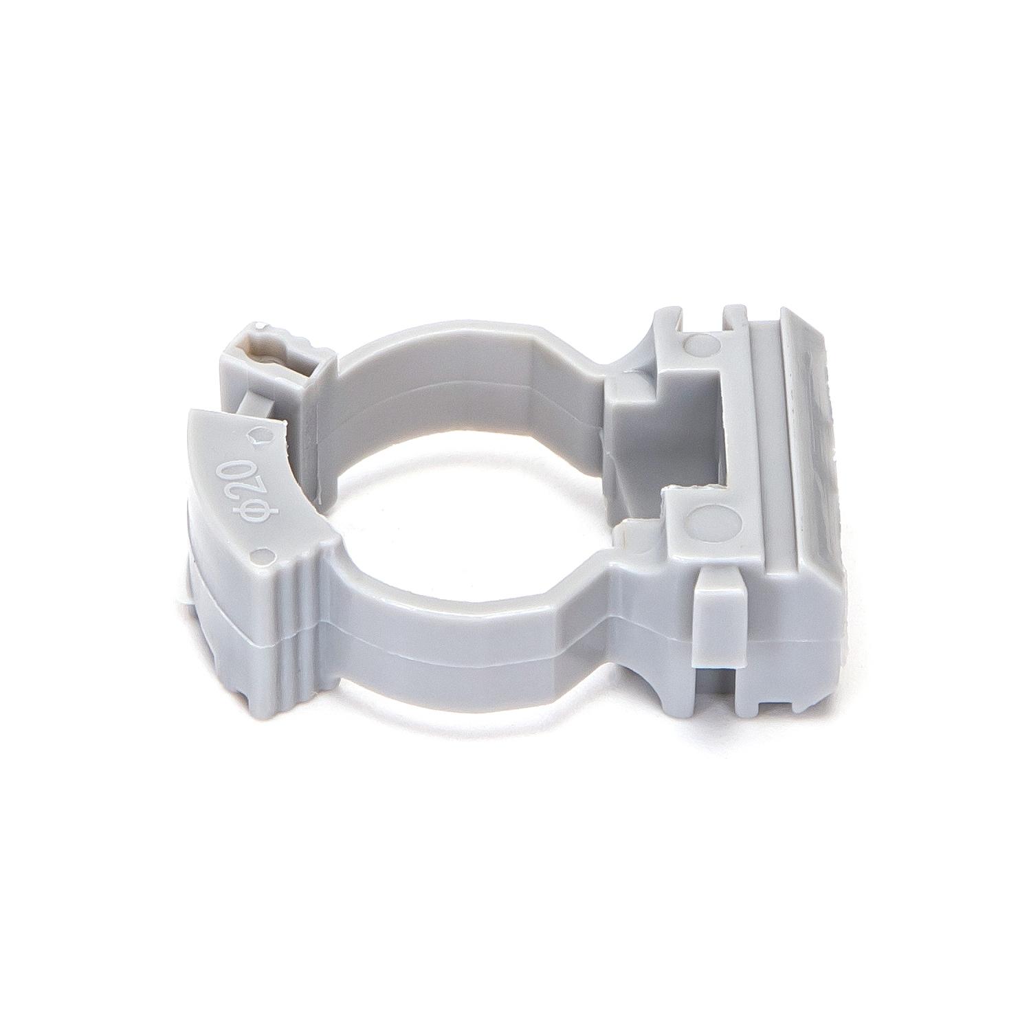 Retractable U-shaped PVC pipe clamp, Φ 20mm