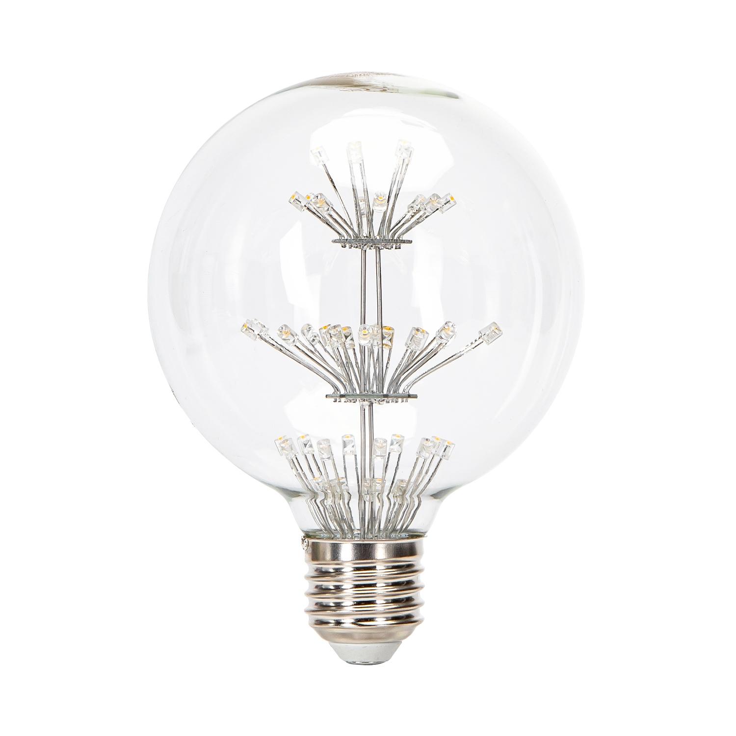 LED starry sky filament bulb G95 E27 1.8W