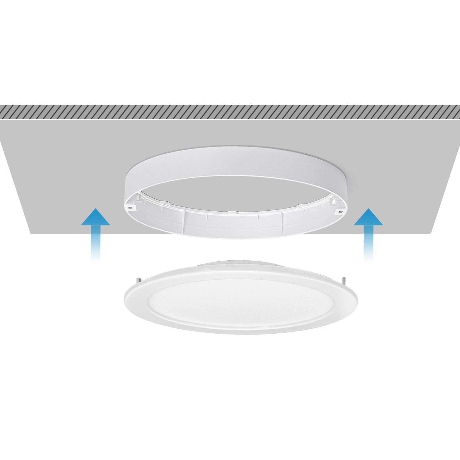 Downlight natynkowy okrągły LED 24W Światło białe