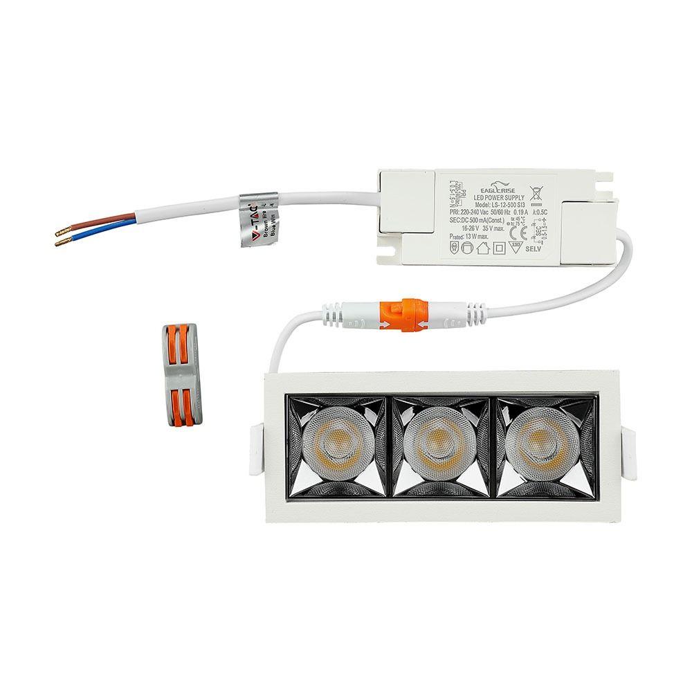 VT-2-12 12W LED REFLECTOR SMD DOWNLIGHT SAMSUNG CHIP 4000K 38'D