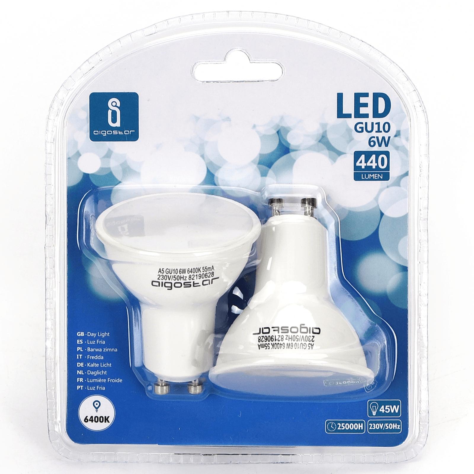 LED GU10 6W