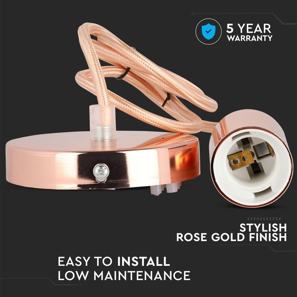 VT-7448 E27 GOLD ROSE WHOLE SET