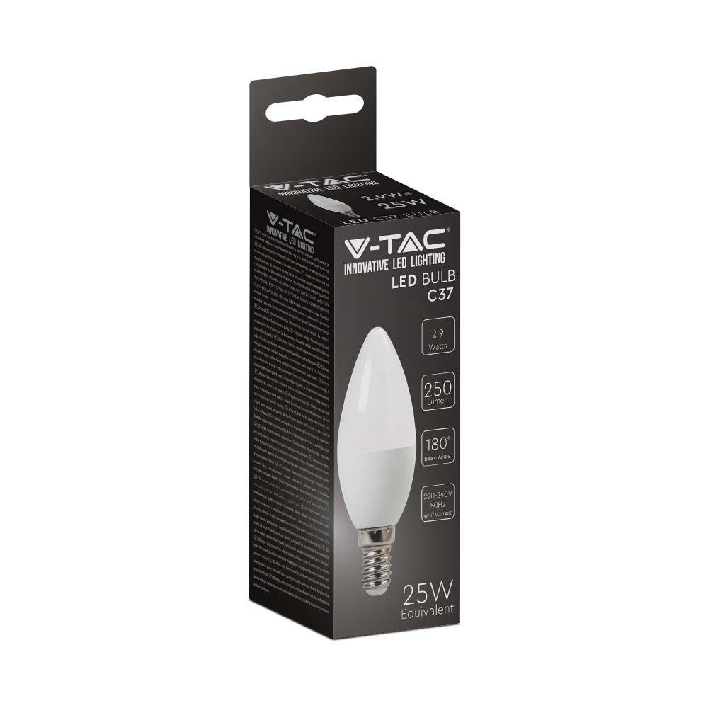 VT-2323 2.9W CANDLE BULB 6500K E14