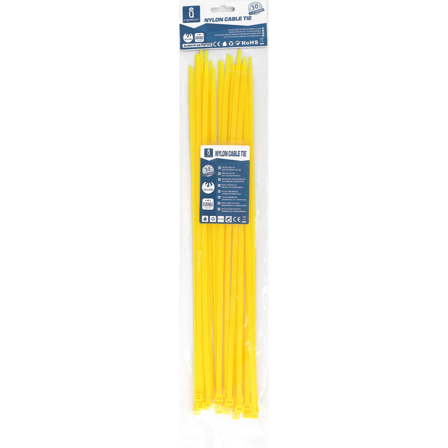 Nylon Cable Ties W4.8*L350mm Yellow